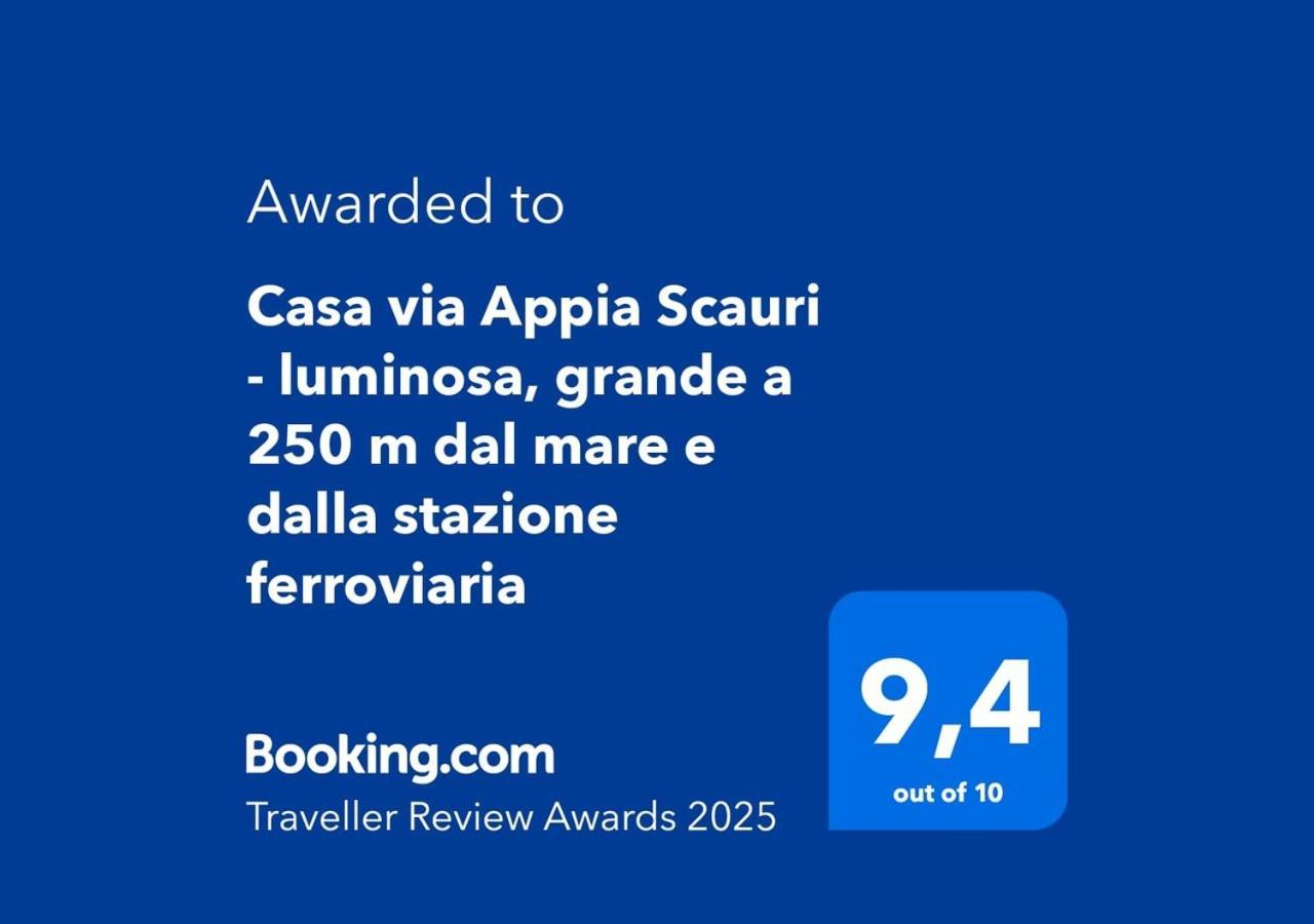 Casa Via Appia Scauri - Luminosa, Grande A 250 M Dal Mare E Dalla Stazione Ferroviaria * Scauri (Lazio)